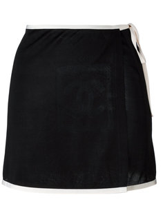 tie fastening skirt Chanel Vintage