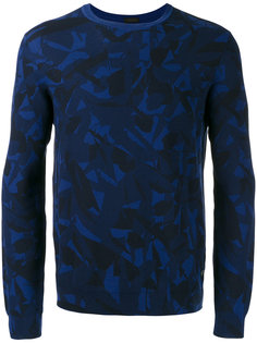 leaf patterned sweatshirt Z Zegna