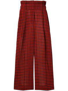 широкие брюки в клетку Sonia Rykiel