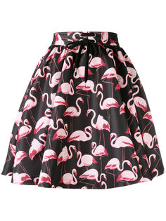 юбка с принтом фламинго  Red Valentino