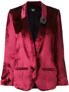 jewelled brooch blazer The Kooples