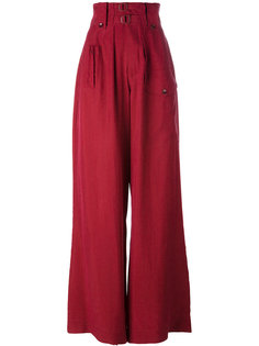 high-waisted palazzo pants Joseph