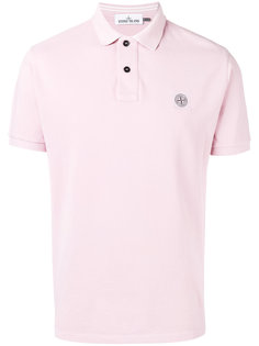 logo patch polo shirt  Stone Island