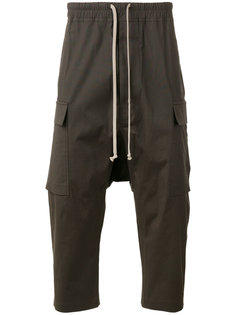 drop-crotch cropped trousers Rick Owens