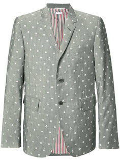 portal and anchor print blazer Thom Browne