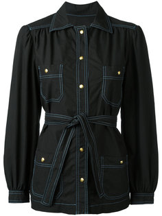 tie waist shirt Céline Vintage