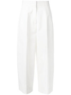 широкие укороченные брюки Jil Sander