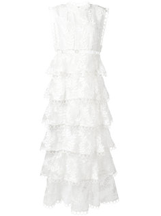 Winsome embroidered tiered dress Zimmermann