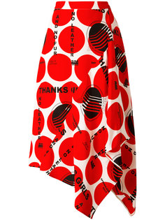 асимметричная юбка в горох Stella McCartney