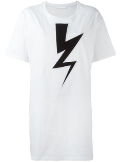 свободная футболка Lightning Bolt Neil Barrett