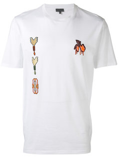 футболка с вышивкой Lanvin