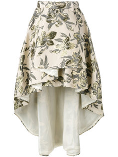 asymmetric printed skirt  Christian Pellizzari