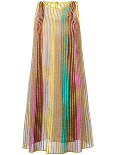 полосатое платье с нитями металлик M Missoni