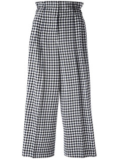 checked loose-fit trousers Sonia Rykiel
