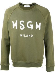 толстовка с логотипом MSGM