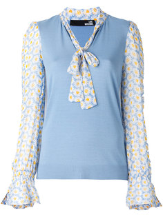 топ с цветочным принтом Love Moschino