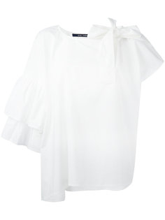 asymmetric ribbon sleeve top  Sofie Dhoore