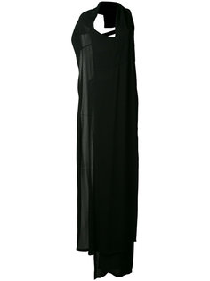 вечернее платье с ремешком на спине Ann Demeulemeester