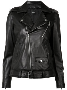 boxy biker jacket Theory