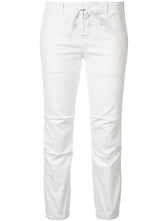 lace-up elastic cuff pants Nili Lotan