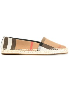классические эспадрильи в клетку Burberry