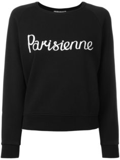 толстовка с принтом Parisienne  Maison Kitsuné