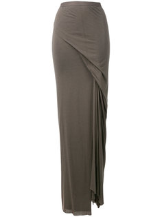 silky wrap skirt  Rick Owens Lilies