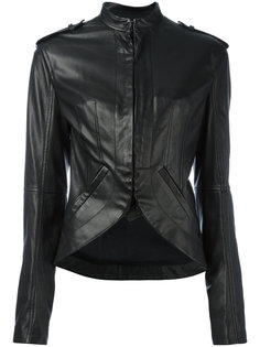 military-style leather jacket Haider Ackermann