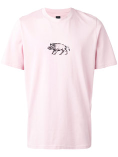 pig print T-shirt  Oamc