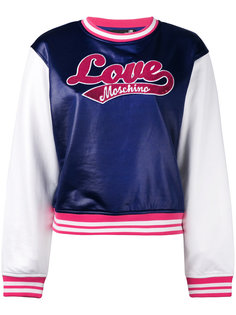 толстовка с логотипом Love Moschino