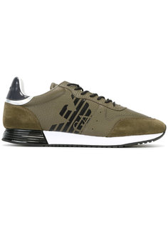 logo print lace-up sneakers Emporio Armani