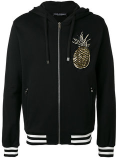 pineapple patch zip hoodie Dolce &amp; Gabbana