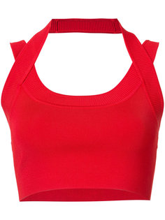 rib trim crop top T By Alexander Wang
