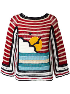 crochet knit jumper  Red Valentino