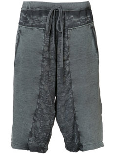 distressed track shorts Lost &amp; Found Rooms