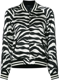 zebra print bomber jacket R13