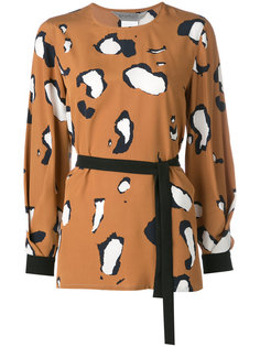 printed long sleeve blouse Sportmax