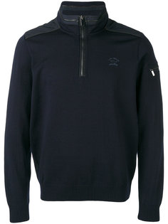 zipped collar jumper  Paul &amp; Shark