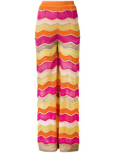 zig zag flared trousers M Missoni