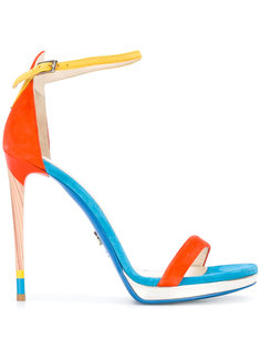 two strap heeled sandals Loriblu
