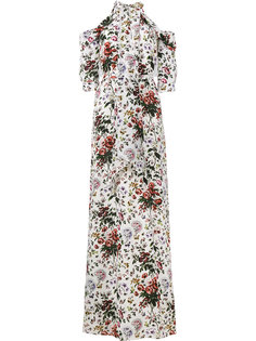 вечернее платье с цветочным принтом Annaliese Erdem