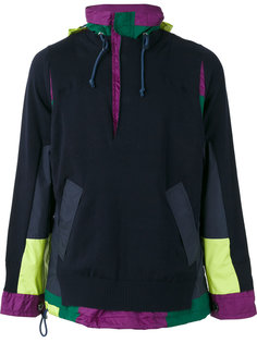 knitted cagoule jumper  Sacai