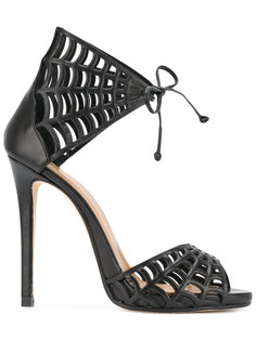 web motif stiletto sandals Marc Ellis