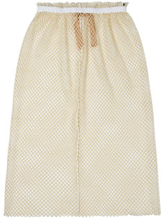 net layered midi skirt Nº21