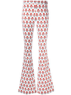 printed flared trousers  Giamba