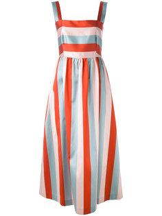 block striped gown Red Valentino