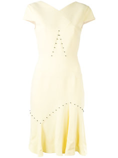 платье с плиссировкой Roland Mouret