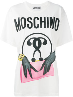 футболка свободного кроя Moschino