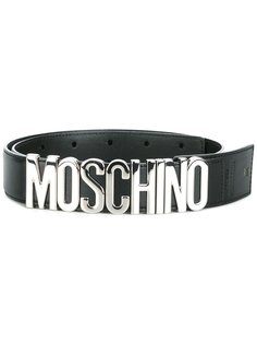 ремень с логотипом Moschino
