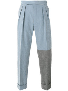 полосатые классические брюки Lardini